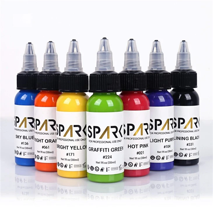 Premium Organic Long-Lasting Fast Coloring Tattoo Ink For Tattooing suppliers