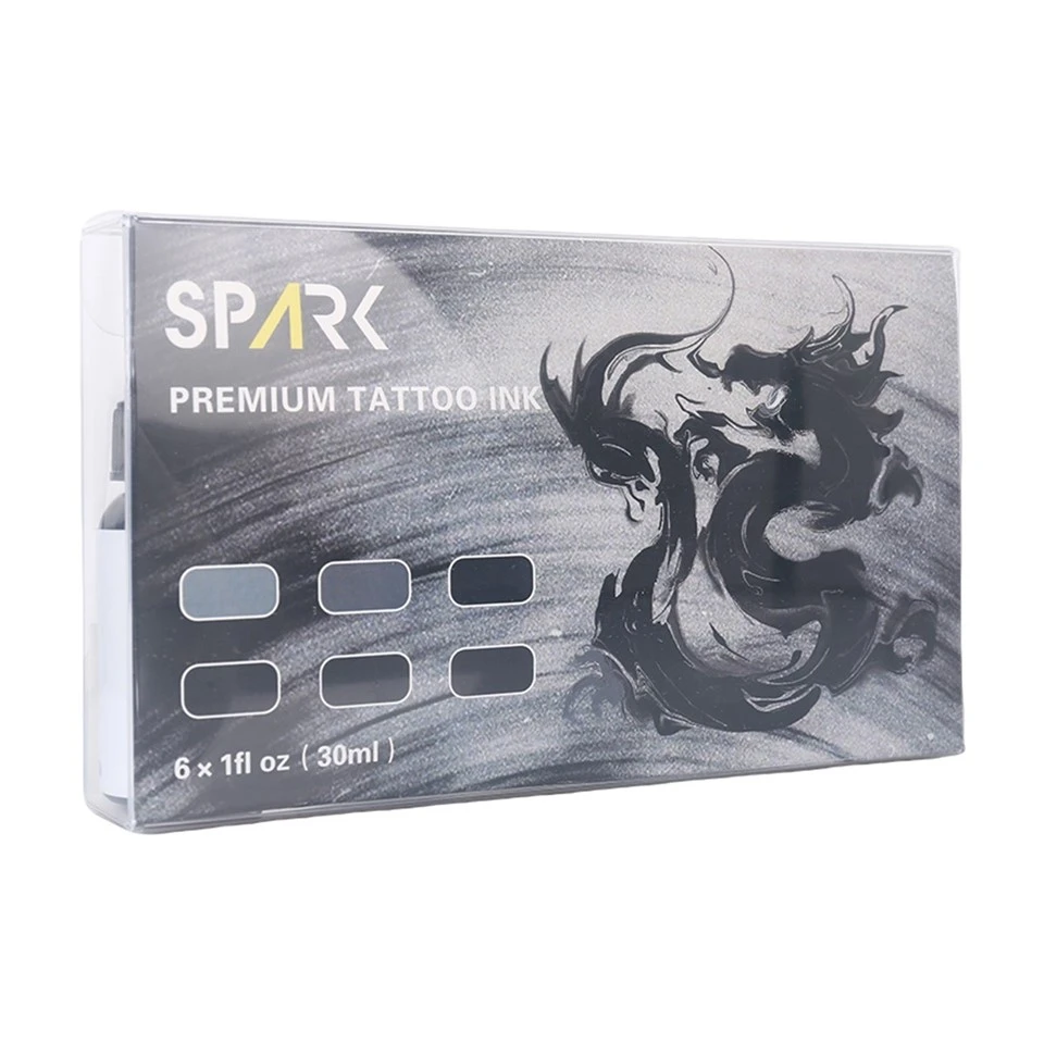 Professional Premium Organic 30ml (1oz) Per Bottle Gray Tattoo Ink Set For Tattooing And Body Art factory