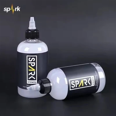 चिकनी सामान 4 fl oz धोने योग्य तरल स्टेंसिल ट्रांसफर जेल शरीर और पैर टैटू कलाकारों वैक्यूम प्रौद्योगिकी के लिए
