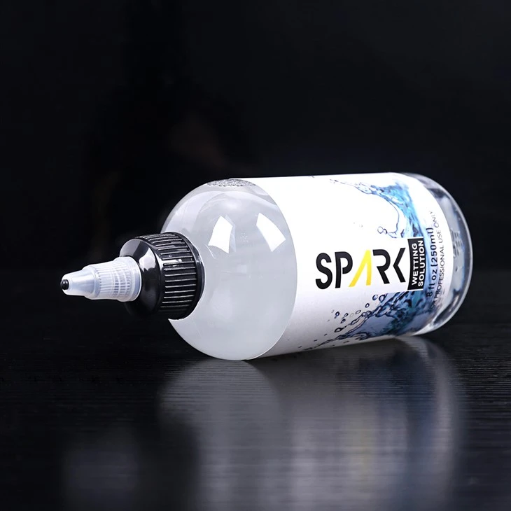 240ML 8OZ बल्क स्पार्क टैटू वेटिंग सॉल्यूशन स्पार्क टैटू मिक्सिंग सॉल्यूशन स्पार्क टैटू इंक